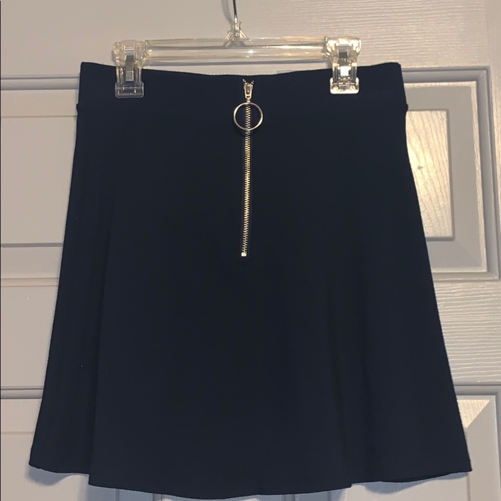 Navy Skater Skirt